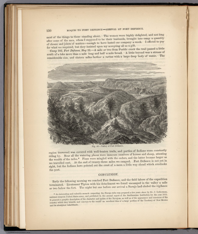 Valley of Fort Defiance.