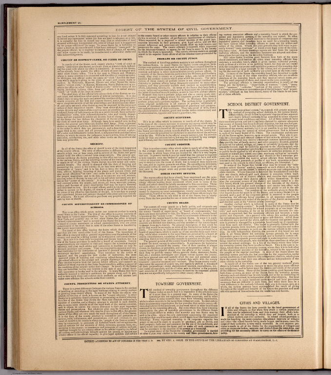 Text: Digest of the System of Civil Government. Information on Banking and Business Methods.