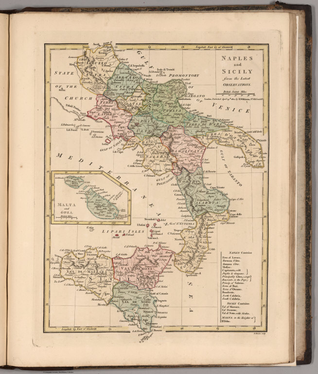 Naples and Sicily.