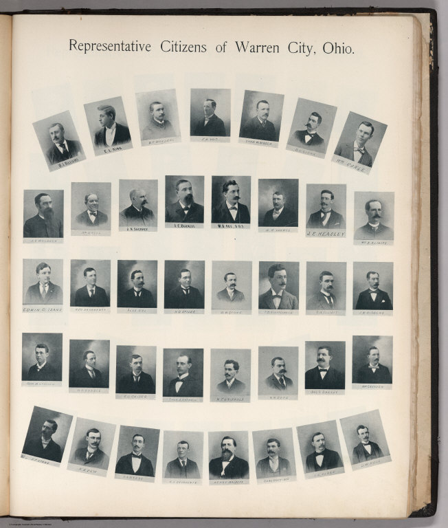 Portraits: Representative Citizens of Warren City, Ohio.