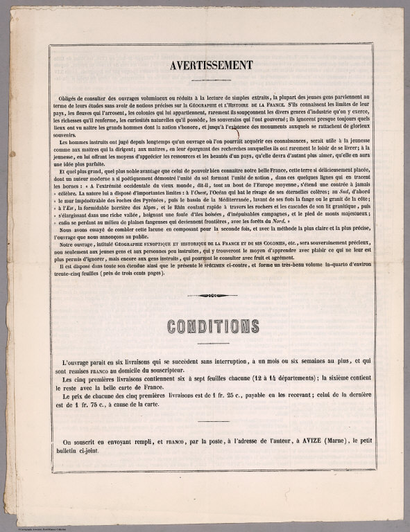 Advertisement: Geographie Synoptique, text page 4