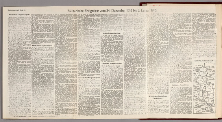 Text: Report Nr. 64 on World War I, Military Events of the Week ... to December 24, 1915.