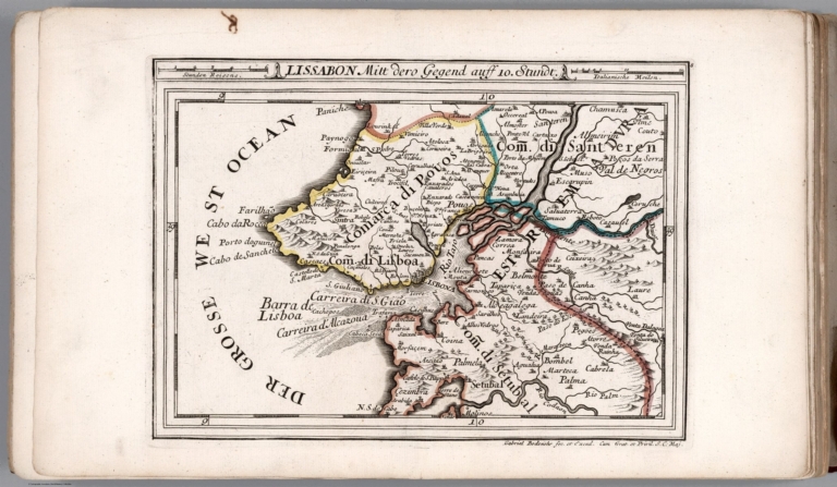 Lissabon mitt dero gegend auff 10. stundt