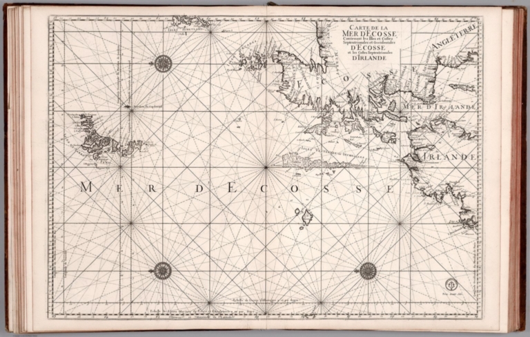Carte De La Mer D Ecosse D Ecosse Et D Irlande David Rumsey Historical Map Collection
