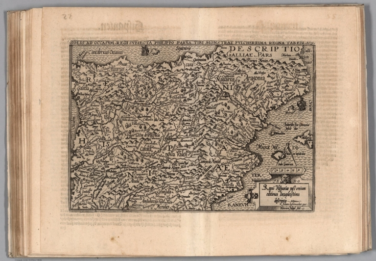 55. Regni Hispaniae .... descriptio.