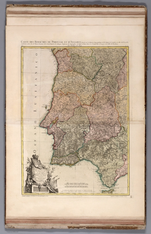 Mapa dos Reynos de Portugal e Algarve