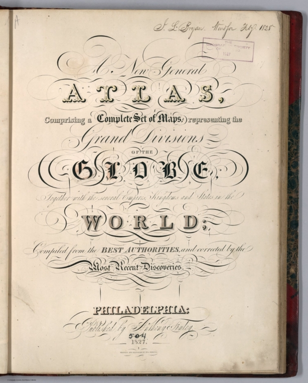 Title Page: A new general atlas, containing sixty maps.