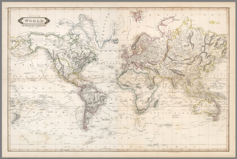 Composite: Chart of the World on Mercator's projection, III-IV