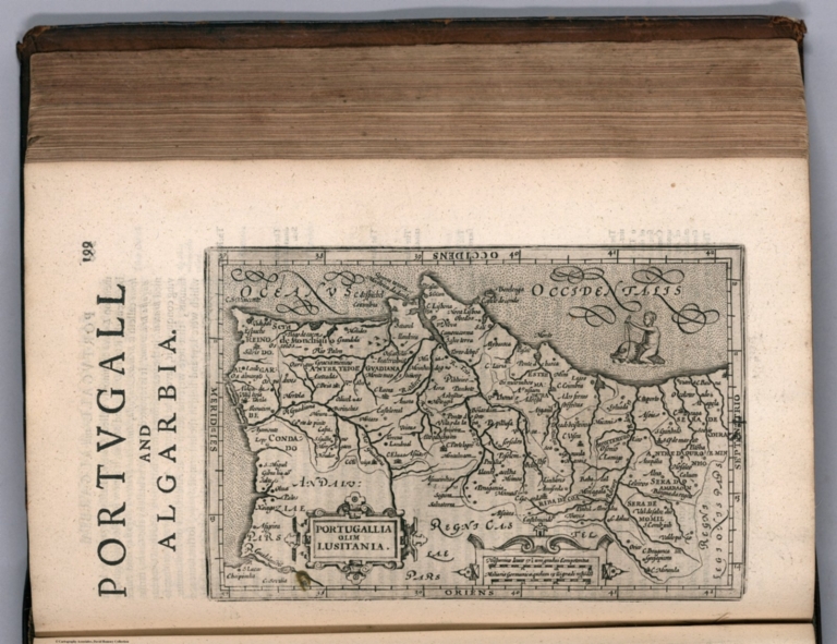 Portugall and Algarbia. Portugallia olim Lusitania