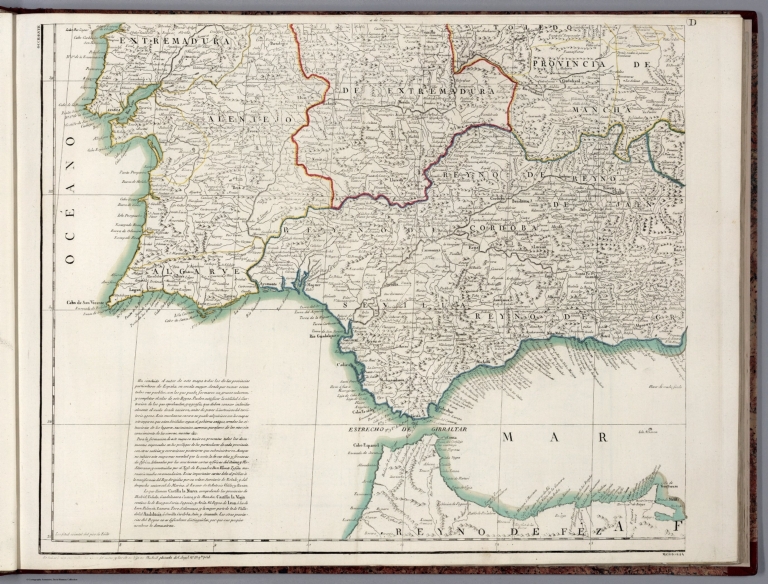 D. Mapa General de Espana