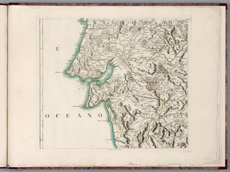 95. Mapa General Del Reyno De Portugal