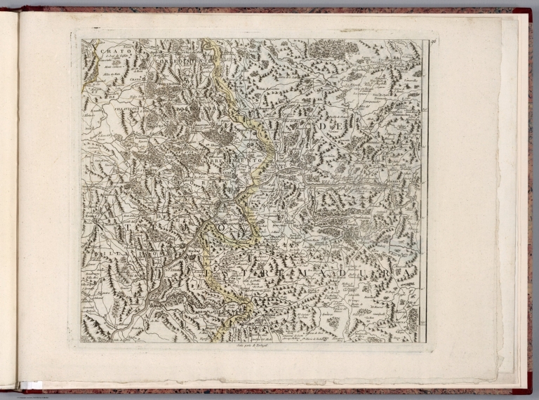 96. Mapa General Del Reyno De Portugal