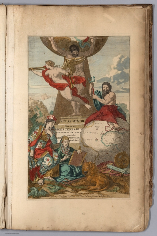 Title Page: Atlas minor sive Totius orbis terrarum contracta delinea ex conatibus
