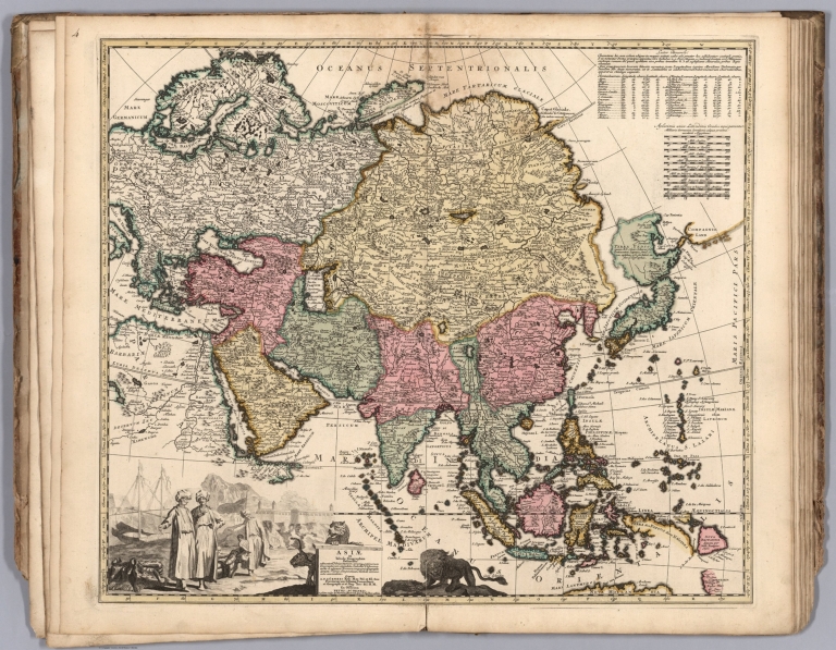 L' Asiae in Tabula Geographica Delineatio