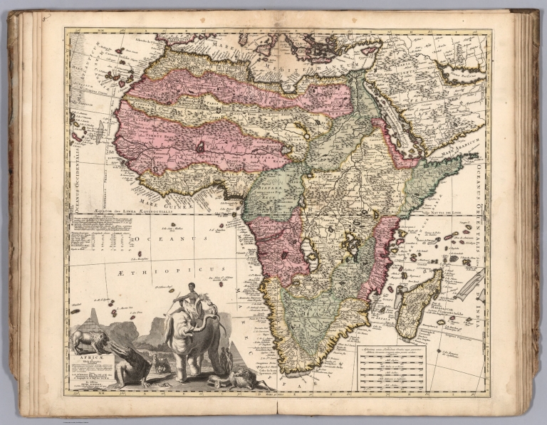 Africae in Tabula Geographica Delineatio