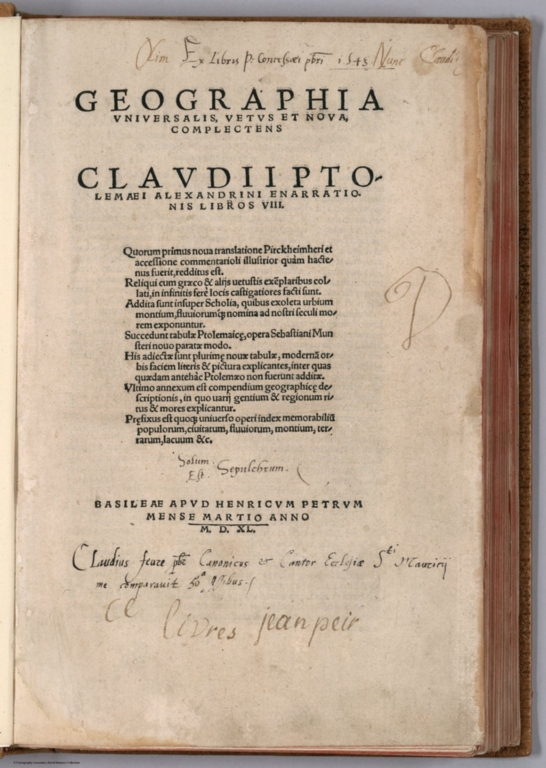 Title Page: Geographia universalis, vetus et nova