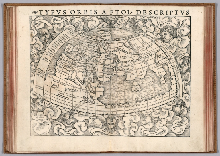 Typus orbis a Ptol. descriptus