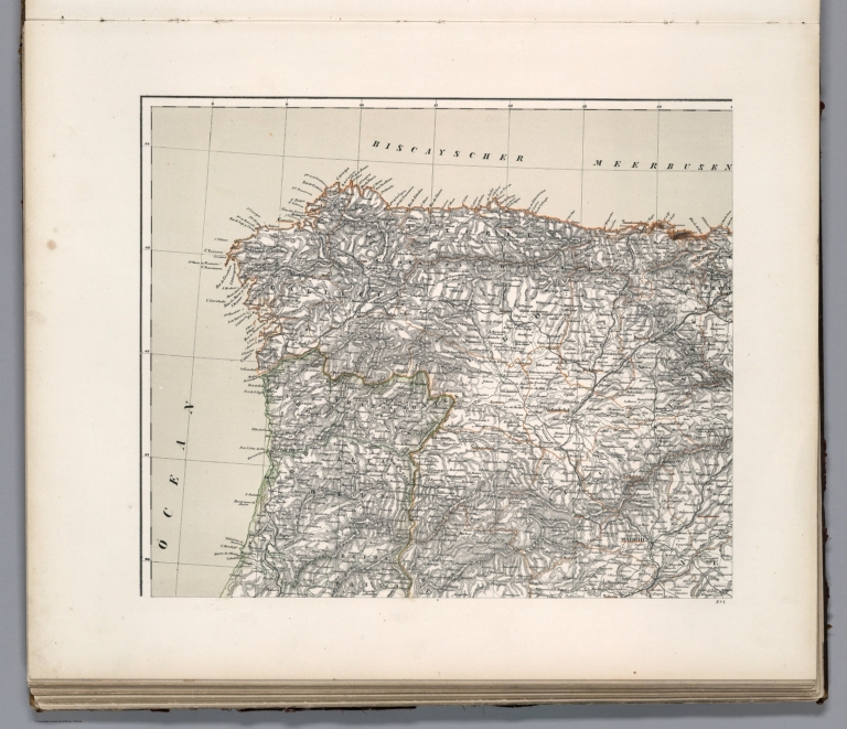 Spanien u. Portugal in vier blattern