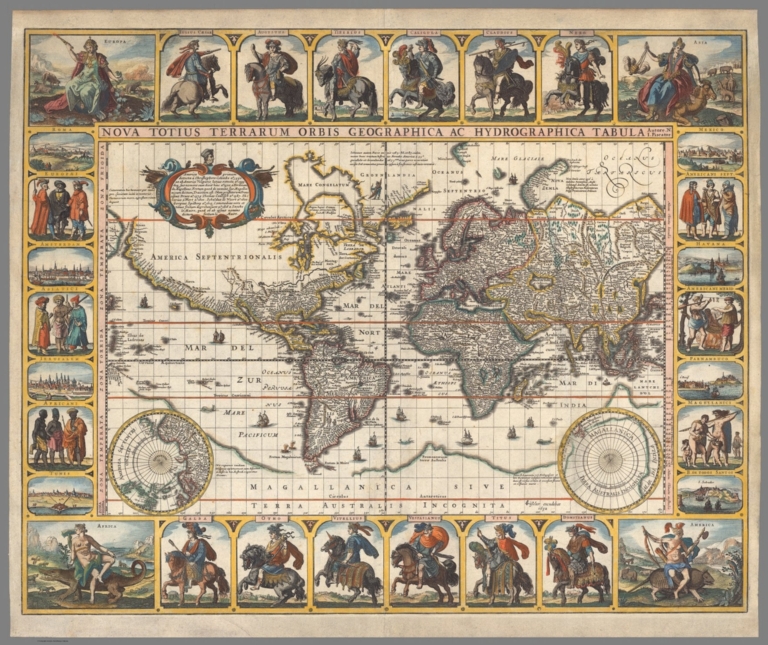Nova Totius Terrarum Orbis geographica ac hydrographica tabula