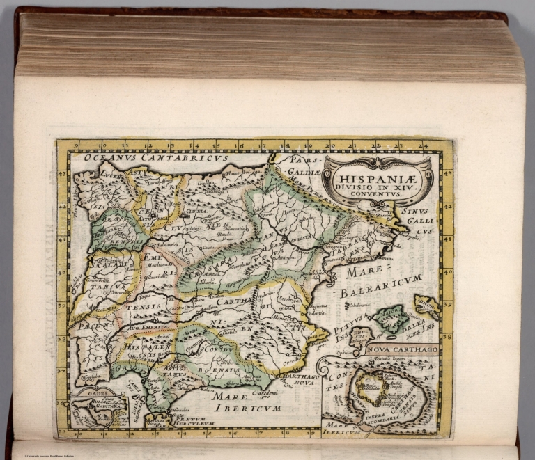 Hispaniae Divisio in XIV Conventus.