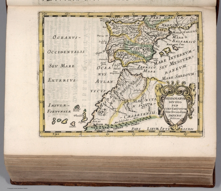 Hispaniarum Divisio per Constantinum Sine Secundum Imperii.