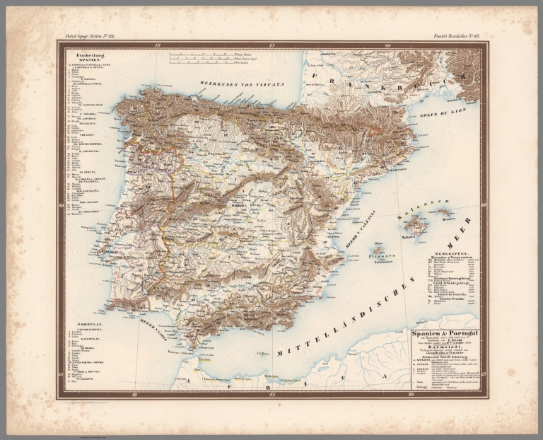 No. 62. Spanien und Portugal.