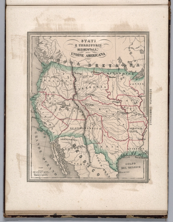 31. Stati e Territorii Occidentali della Unione Americana.