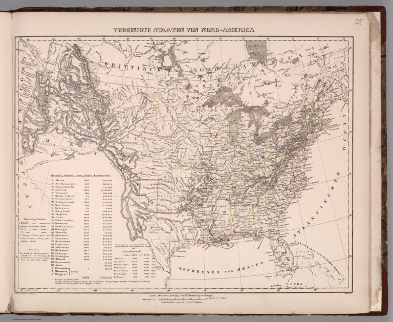 Vereinigte Staaten von Nord-America.