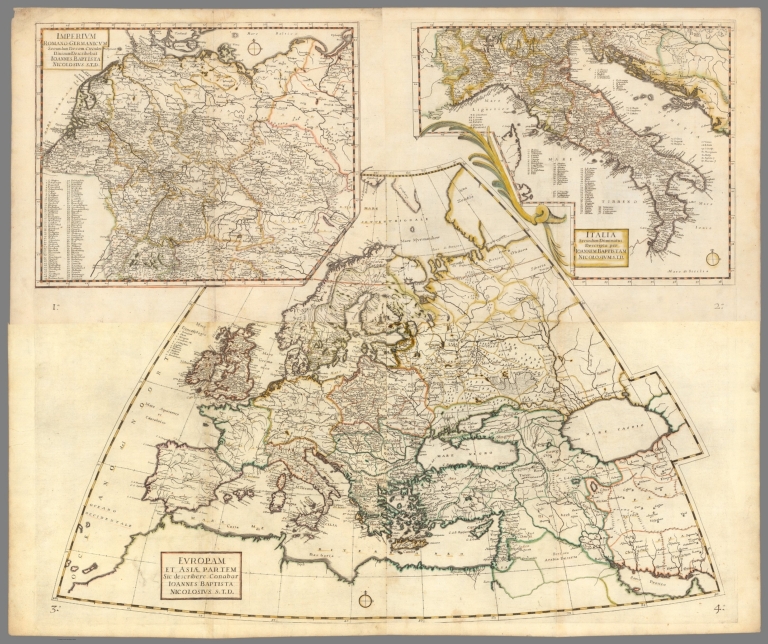 Composite: Sheets 1-4 Europam Et Asiae Partem Sie describere Conabar
