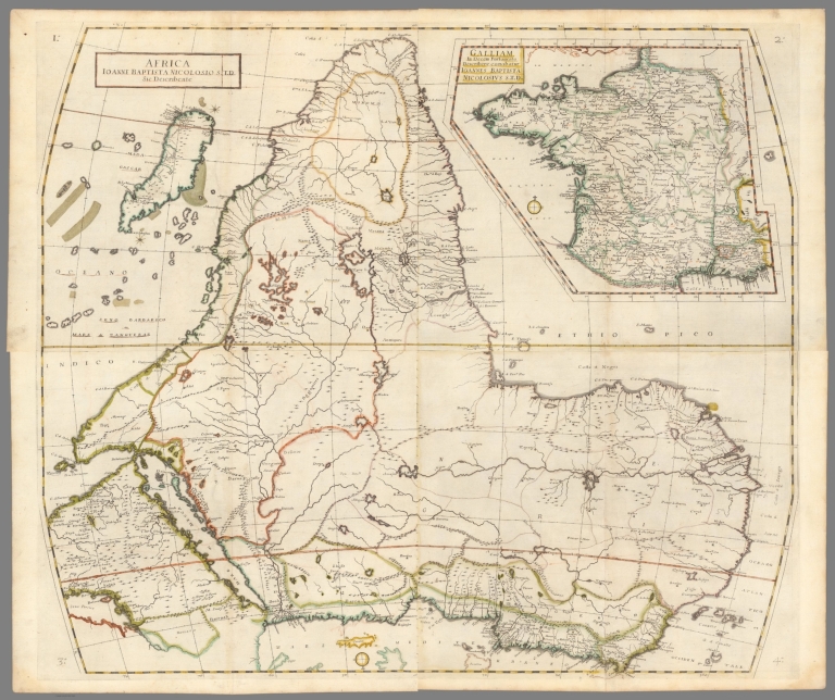 Composite: Sheets 1-4. Africa. Ioanne Baptista Nicolo