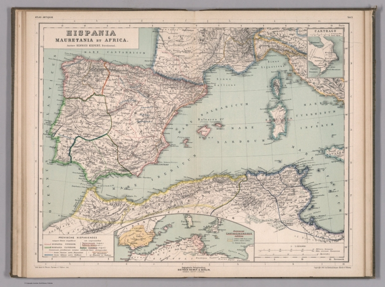 Tab. X. Hispania, Mauretania et Africa