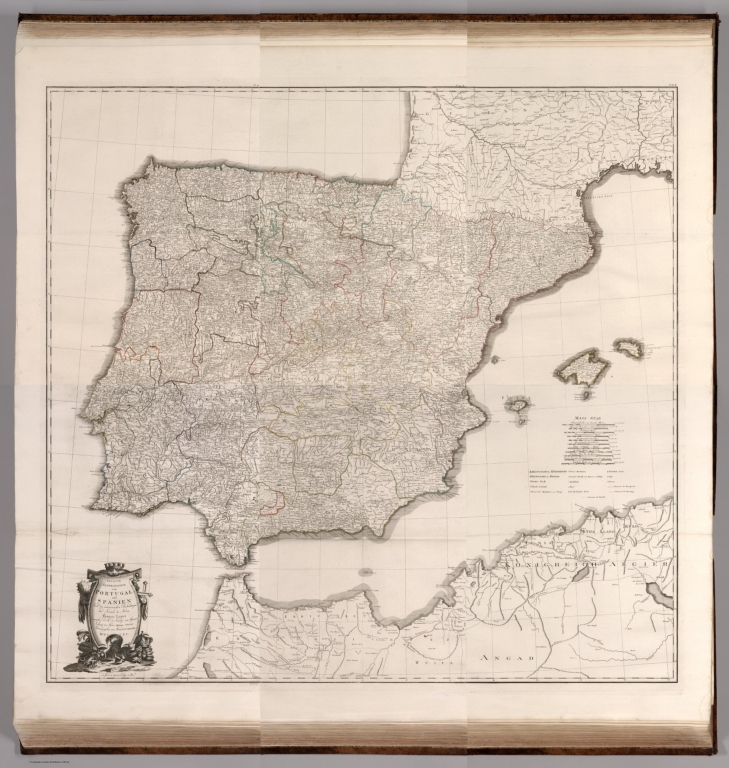 Composite Map: 41-41E. Neueste Generalkarte von Portugal und Spanien (southeastern sheet).