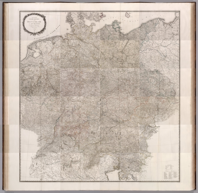 Composite Map: I-XXIV. Neueste Generalkarte von Deutschland in XXIV Blattern.