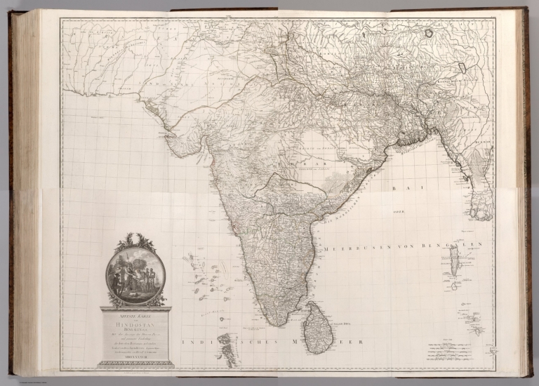 Composite Map: 99-100B. Neueste Karte von Hindostan Bengalen.