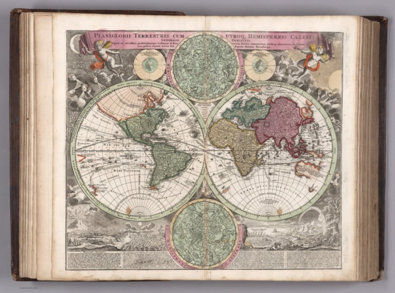 Planiglobii Terrestris Cumutroq Hemisphaerio Calesti.