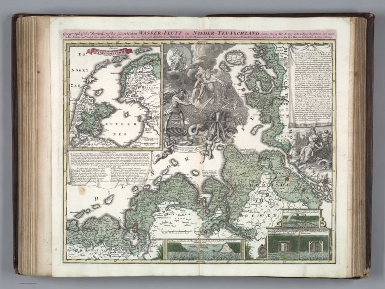 Wasser Flutt in Nieder Teutschland.