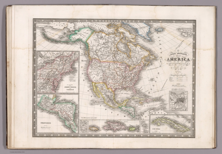 Carta Generale dell' America Settentrionale.