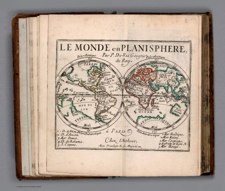 Le Monde en Planisphere.