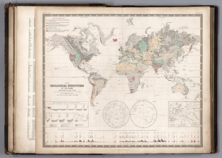 Geological Structure of the Globe according to Ami Boue.
