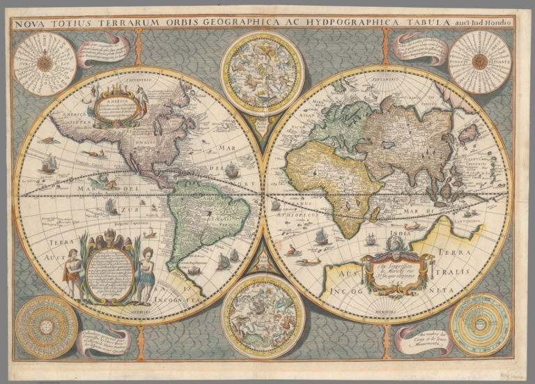 Nova Totius Terrarum Orbis Geographica Ac Hydrographica Tabula