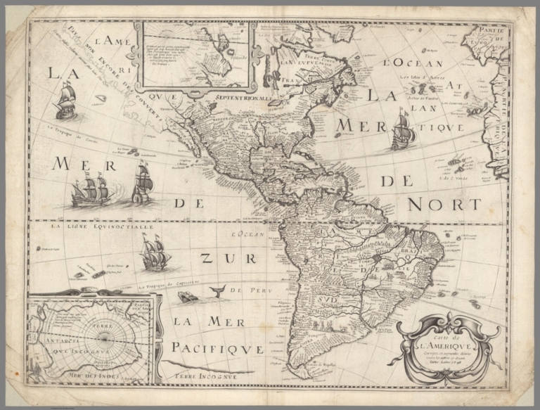 Carte de l'Amerique