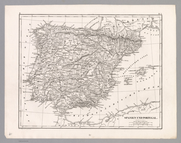 Plate 21. Spanien und Portugal.