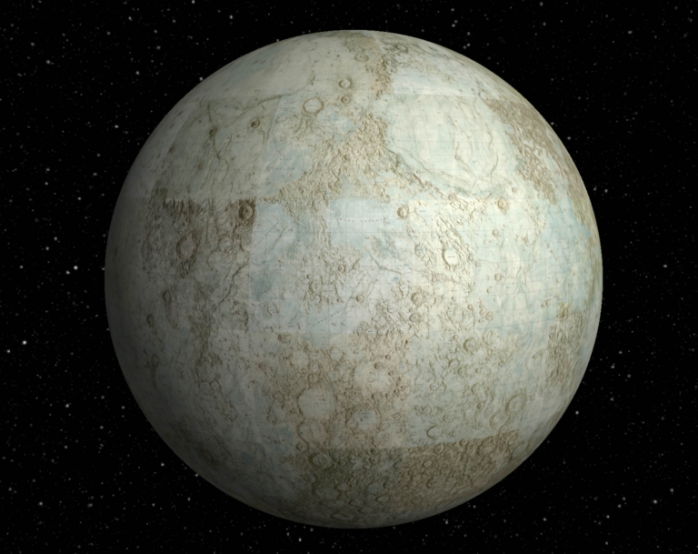 Interactive Globe: LAC 11 - LAC 127 Lunar Astronautical Chart series