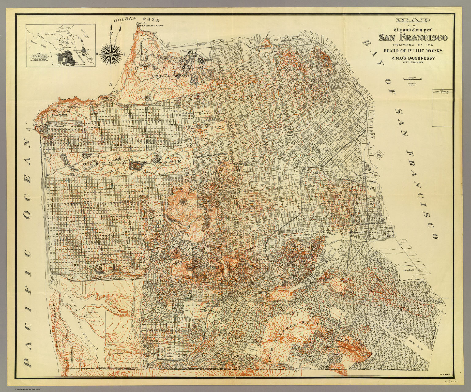Early San Francisco Map