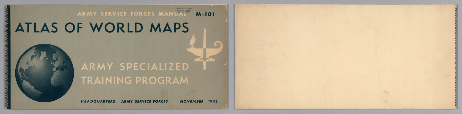 Covers: Atlas of World Maps.